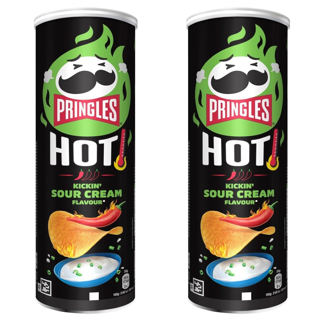 Pringles - Hot Kickin Sour Cream Flavour - 160g