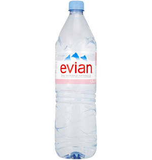 Evian Natural Mineral Water 1.5 Litre