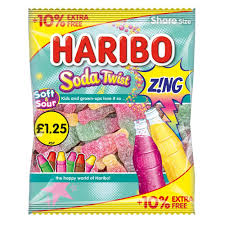 Haribo Soda Twist Zing 176g