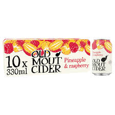 Old Mout Cider Pineapple Raspberry 10 x 330ml