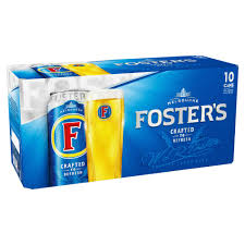 Foster's Lager Beer Cans, 10 x 440ml