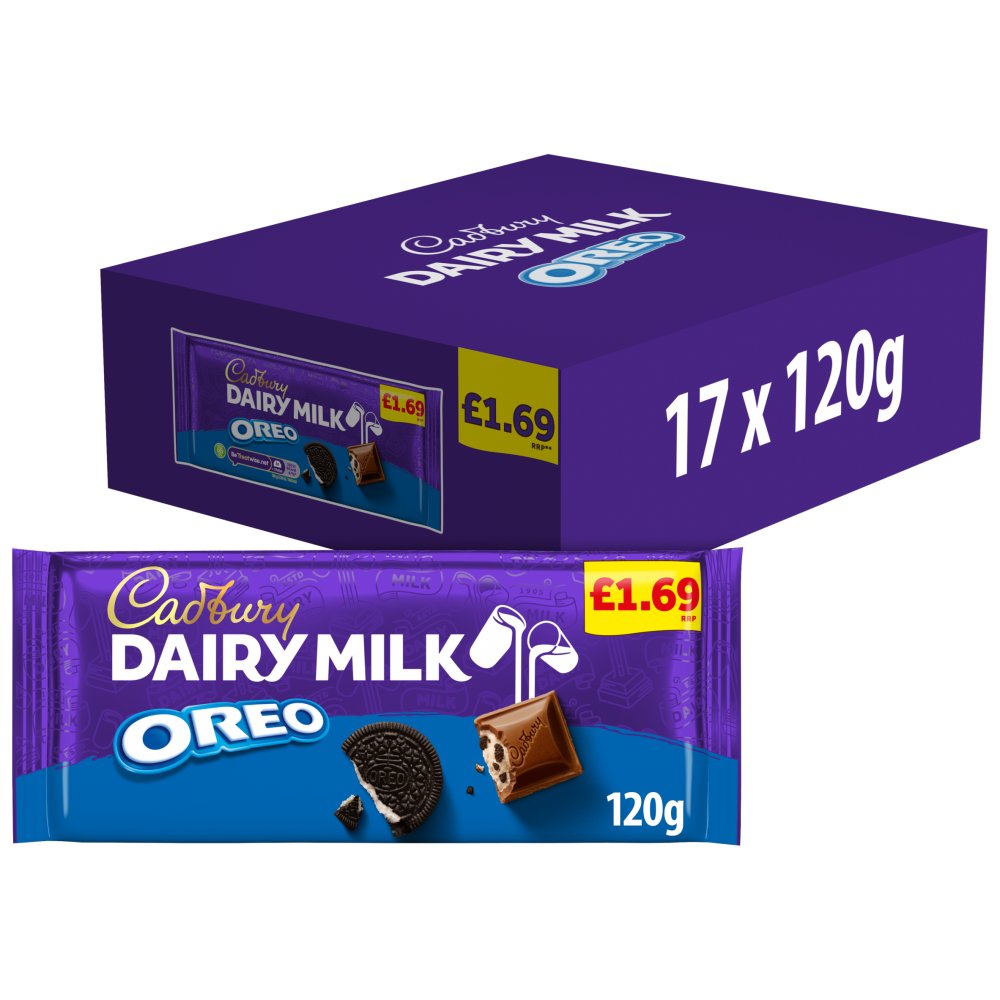 Cadbury Dairy Milk Oreo Bar 120g (UK)