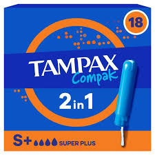Tampax Compak Super Plus Tampons with Applicator