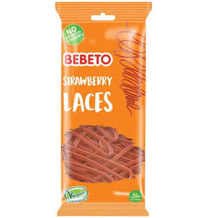 Bebeto Strawberry Laces (160g)