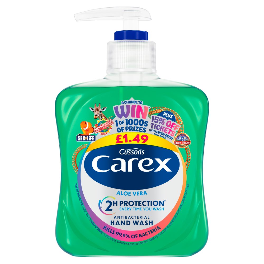 Carex Aloe Vera Antibacterial Hand Wash - 250ml