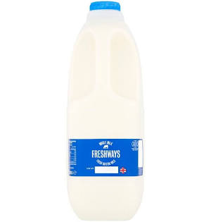 Lanchester Dairies Whole Milk 2L