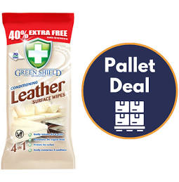 Green Shield Leather Surface 70 Wipes