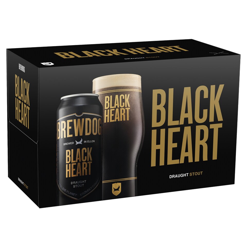 Brewdog Black Heart Draught Stout (8 x 440ml)