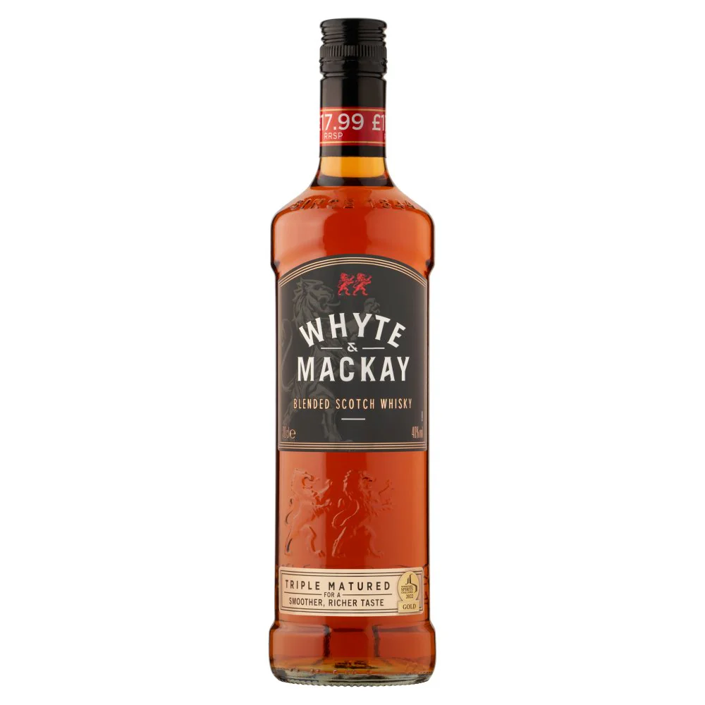 Whyte & Mackay 70cl (Price Marked £17.99)