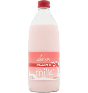 Delamere - Dairy Strawberry Flavour Milk - 500ml