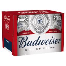 Budweiser Budweiser Lager 20 bottles