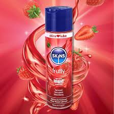 Skins Strawberry Water Based Lubricant 130ml
