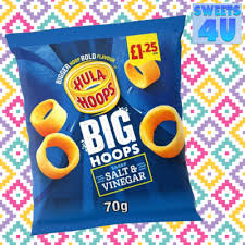 Hula Hoops Big Hoops Salt & Vinegar 70g