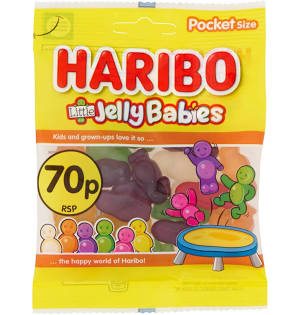 Haribo Fruit, Little Jelly Babies Gums (60g)