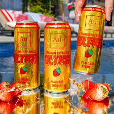 AU Vodka Ultra Cans Strawberry Burst / 1