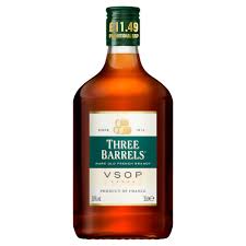 Three Barrels Rare Old French Brandy VSOP 35cl