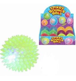 Spikey Bounce Ball with Light & Squeaker