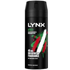 Lynx Aerosol Africa Bodyspray (squeezed Mandarin, Sandalwood)