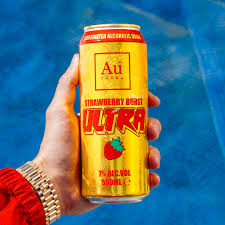AU Vodka Ultra Cans Strawberry Burst / 1