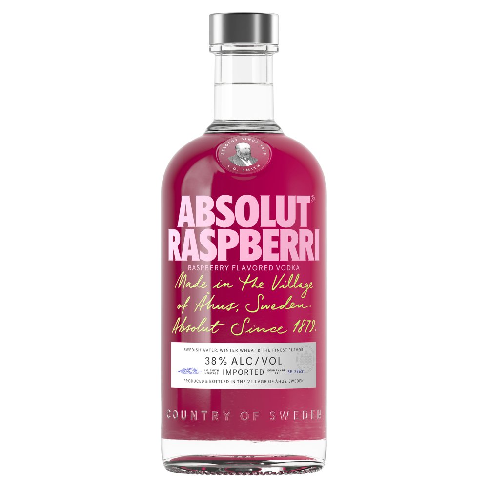 Absolut Raspberri Vodka, 70 Cl