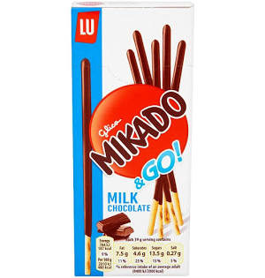 Glico Mikado Milk Chocolate Biscuits