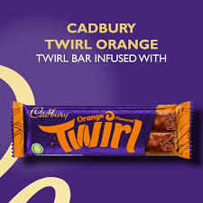 Cadbury's Orange Twirl Bar 43g