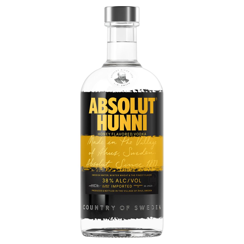 Absolut Hunni Honey Flavoured Vodka 700ml 70cl