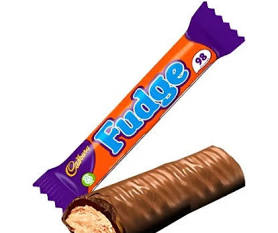 Cadbury Fudge Chocolate Bar 22g x 1 Pack