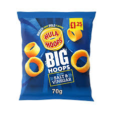 Hula Hoops Big Hoops Salt & Vinegar 70g