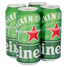 Heineken Original Quality Pure Malt Lager Beer (4 x 440ml)