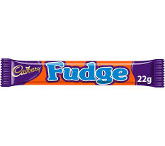 Cadbury Fudge Chocolate Bar 22g x 1 Pack