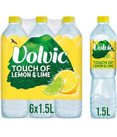 Volvic Lemon-Lime, Touch of Fruit Soda (1.5L)