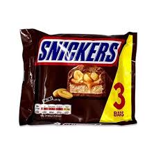 Snickers - Chocolate Bars Multipack - 3 x 41.7G
