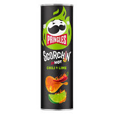 Pringles Scorchin Chili & Lime (158g)