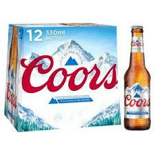 Coors Lager Beer (12 x 330ml)
