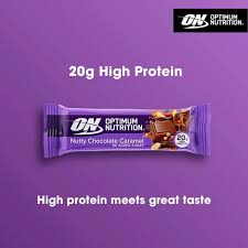 Optimum Nutrition Nutty Chocolate Caramel Protein Bar 70g - 70 G