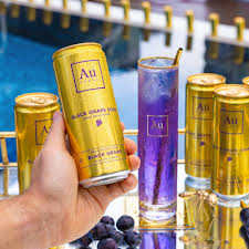 AU Vodka Black Grape 330ml