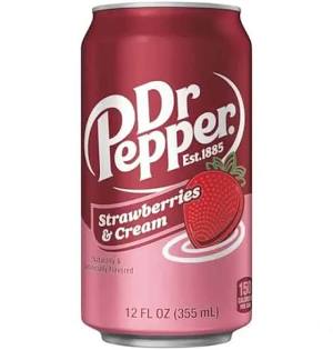 Dr Pepper - Strawberries & Cream - 355ml