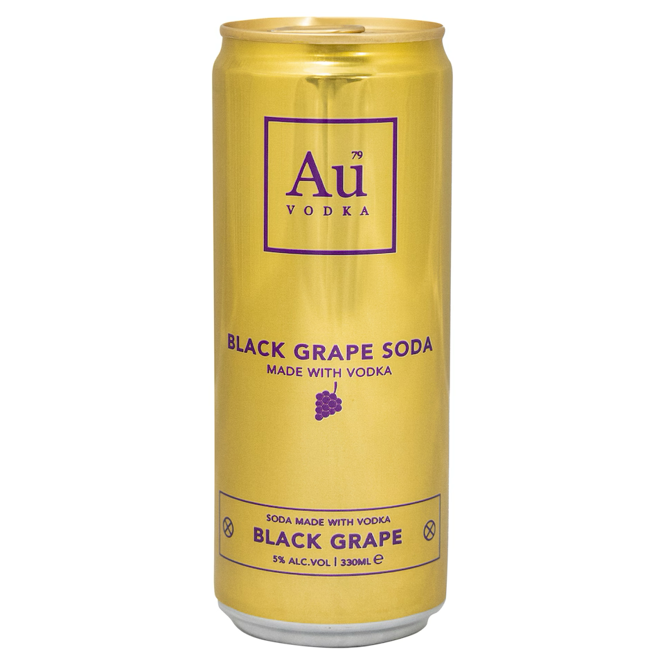 AU Vodka Black Grape 330ml