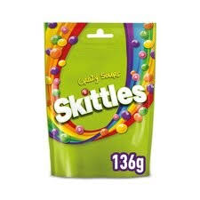 Skittles Crazy Sours Pouch Bag 109G P