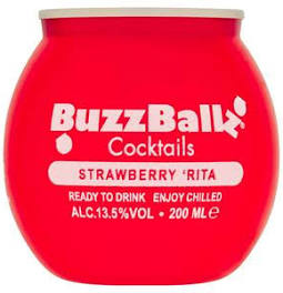 BuzzBallz Cocktails Strawberry Rita 200ml