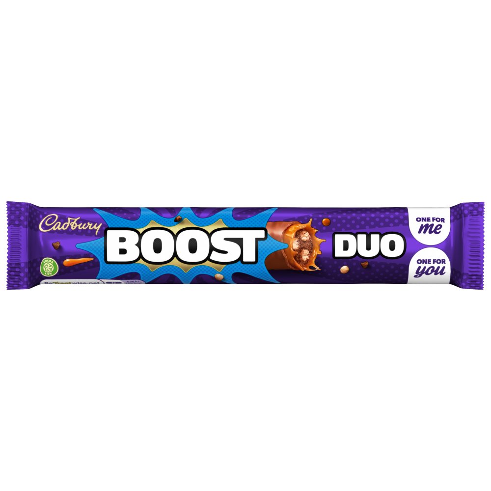 Cadbury Boost Chocolate Duo Bar 63g