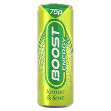 Boost Energy Lemon & Lime - 250ml