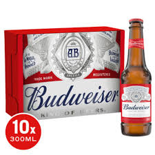 Budweiser Lager, 10 x 300ml