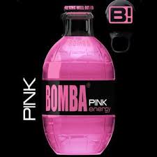 Bomba Pink Energy Glass Grenade 250ml