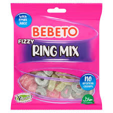Bebeto Fizzy Ring Mix (150g)