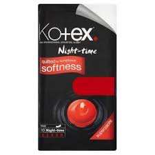 Kotex Maxi Night Time - 10 Pads