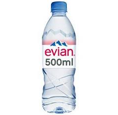 Evian Natural Bottled Mineral Still Water 500ml