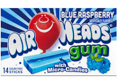 Airheads Gum Blue Raspberry