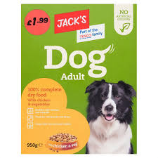 Jack's - 100% Complete Dry Food with Chicken & Vegetables Adult Dog Food-950g